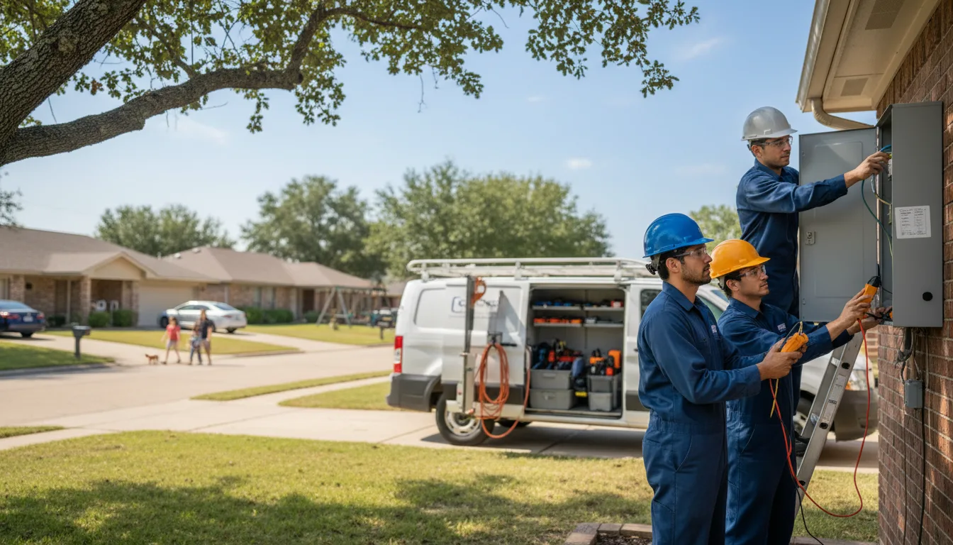 Certified electrician providing emergency electrical services in Goodfield, IL